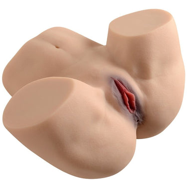 Masturbatore Iperrealistico Doppia Penetrazione in Silicone TPE